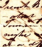 part of Thomas's 1803 letter - click here or more (454kb).
